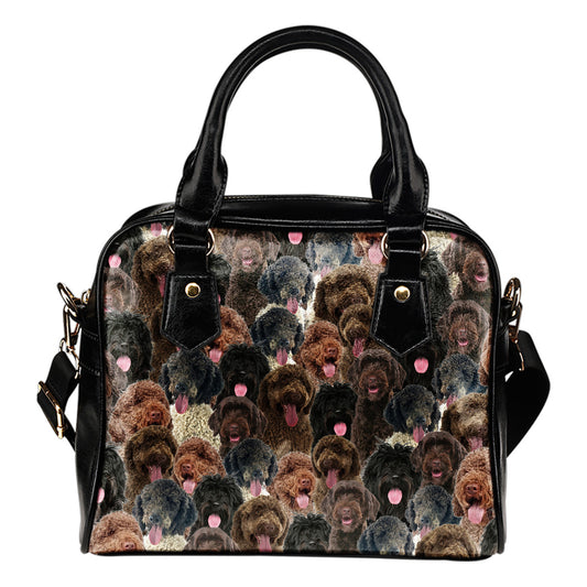 Portuguese Water Dog - Borsa con Manici e Tracolla -