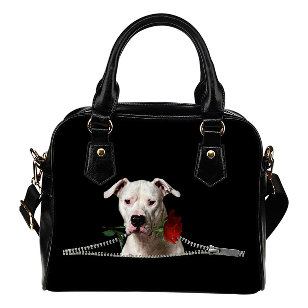 Dogo Argentino 3 - Borsa con Manici e Tracolla -