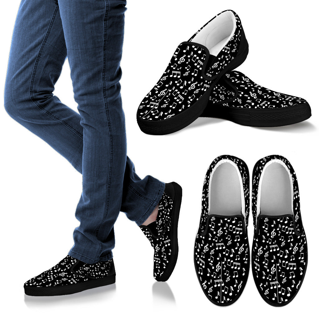 Black Music - Slip Ons Donna -