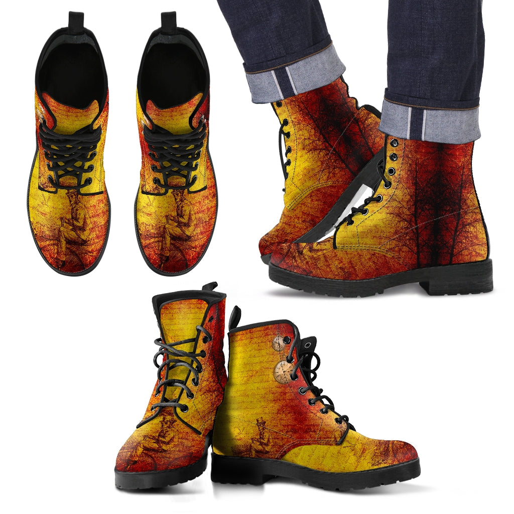 Steampunk /3 - Leather Boots Uomo -