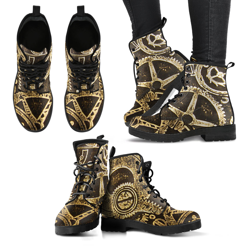 Steampunk/8 - Leather Boots Donna -