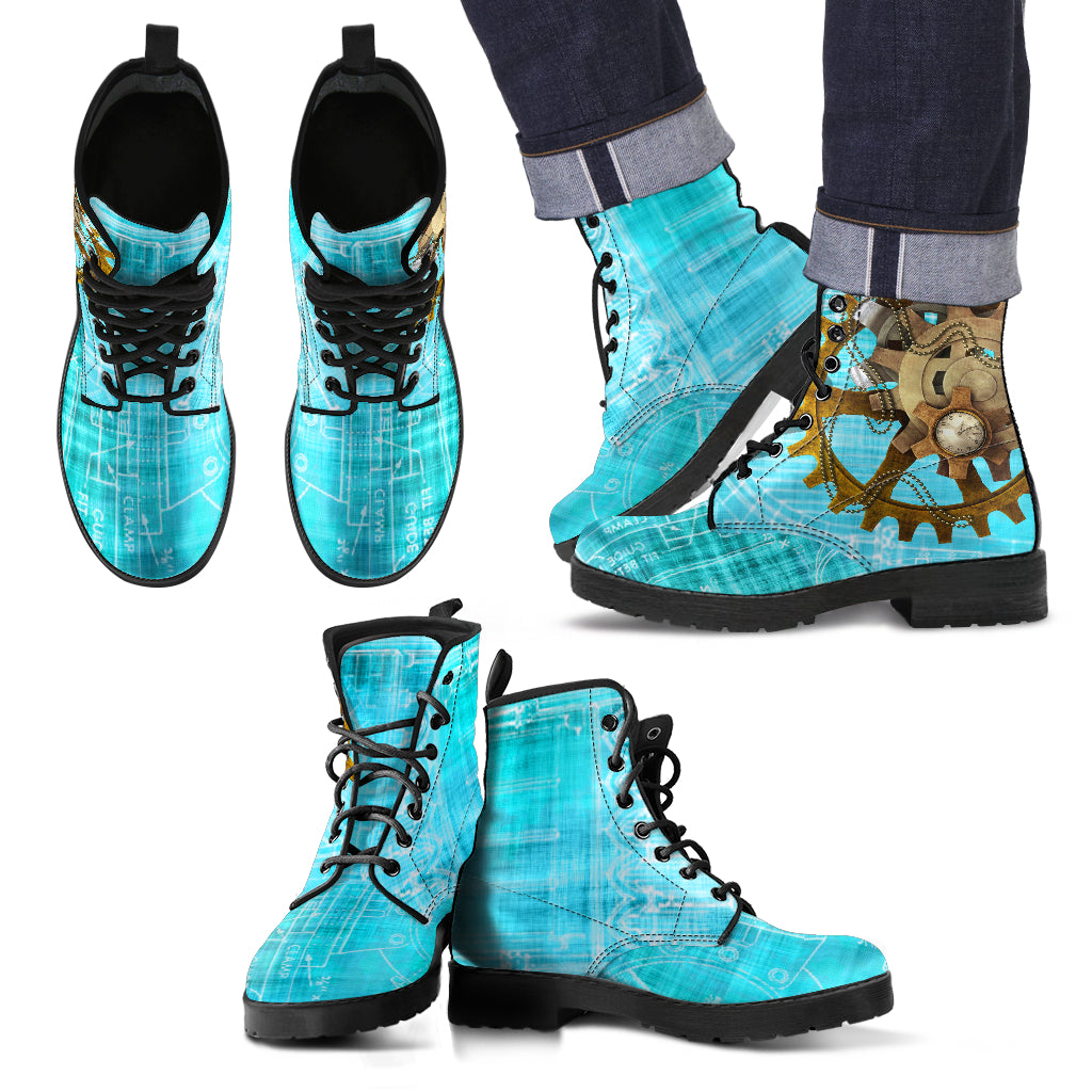 Steampunk /2 - Leather Boots Uomo -