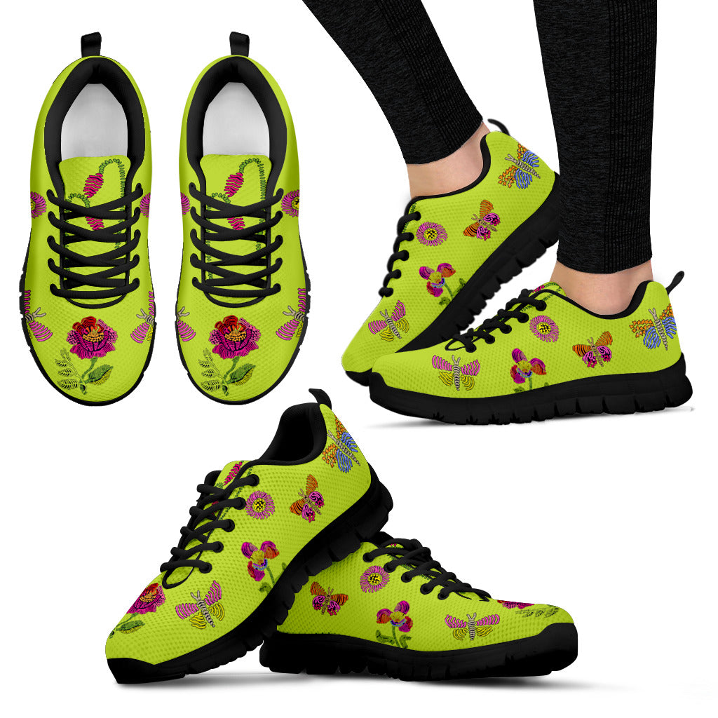Fiori Esotici Verde - Sneakers Uomo -