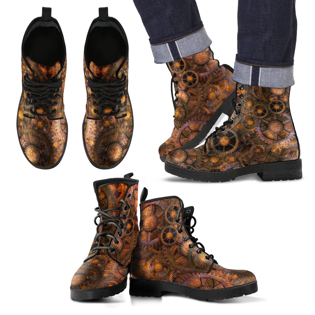 Steampunk/17 - Leather Boots Uomo -