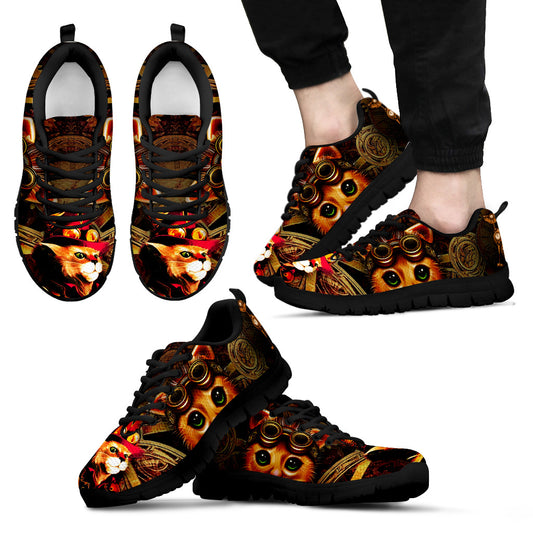 Steampunk Gatto - Sneakers Uomo