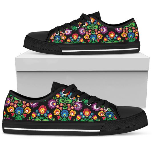 Polish - Low Top Donna /Suola Nera -