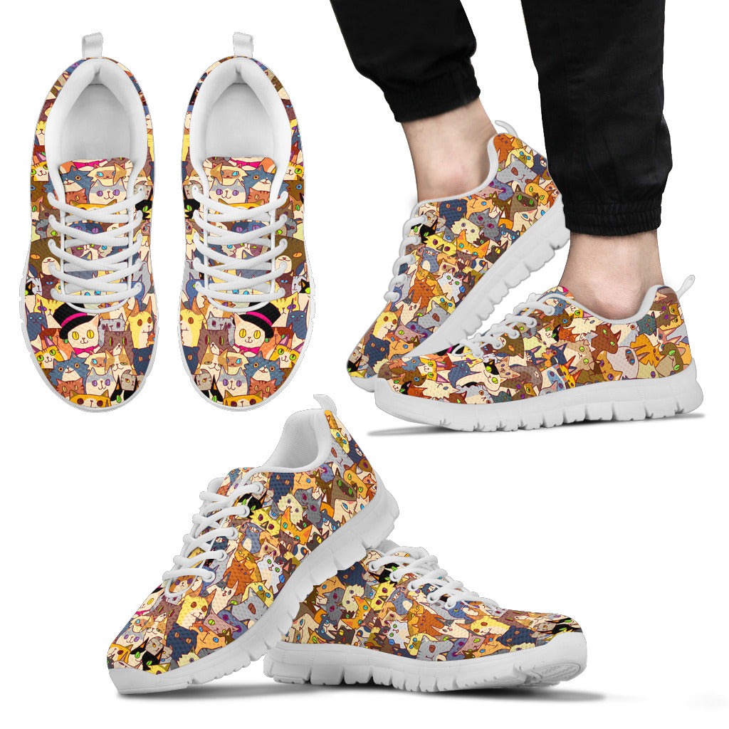 Gatti Disegnati - Sneakers Uomo -