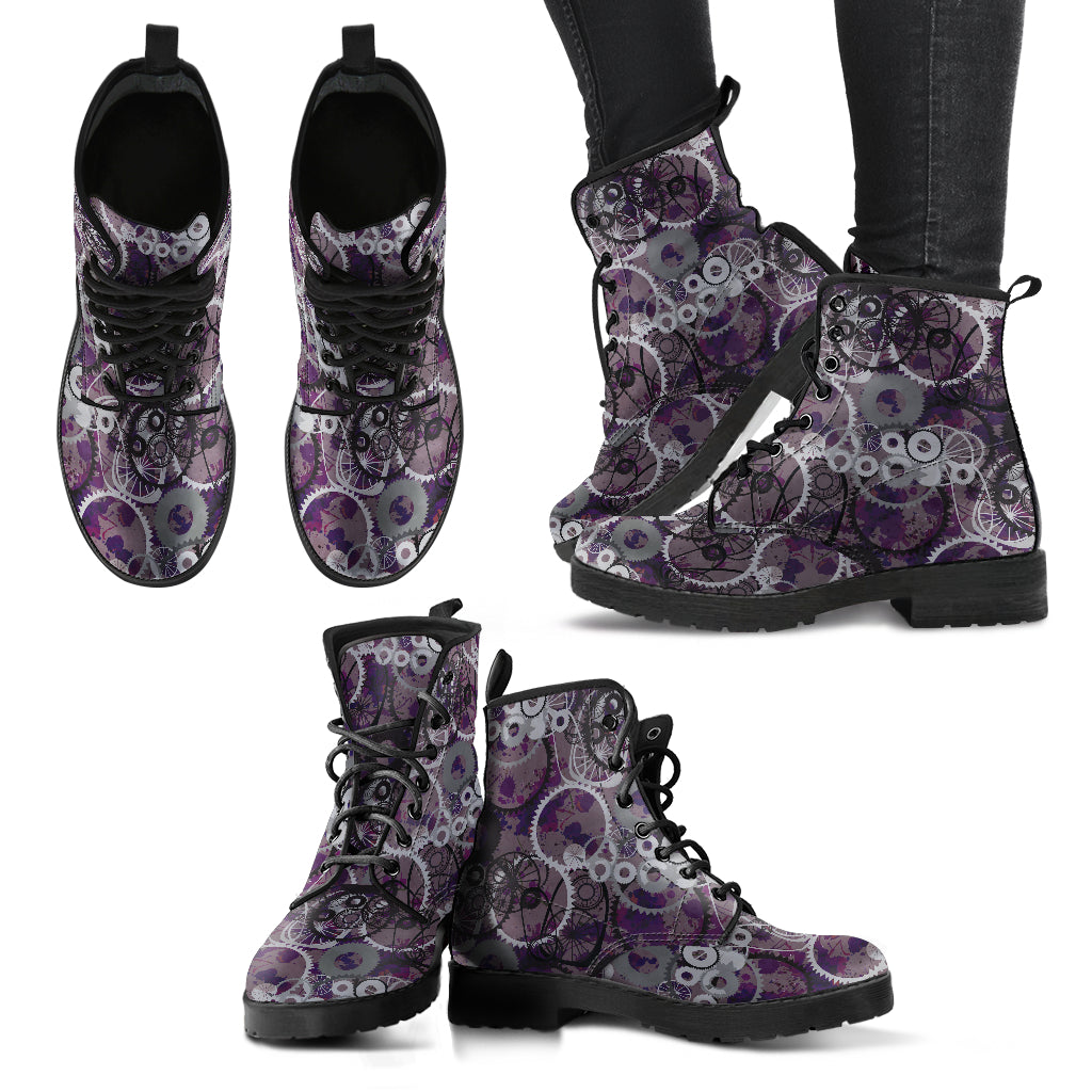 Steampunk /12 - Leather Boots Donna -