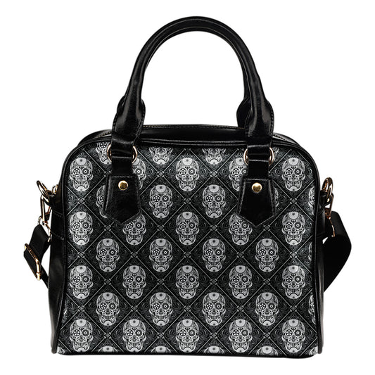 Teschi Bianchi - Borsa con manici e tracolla -