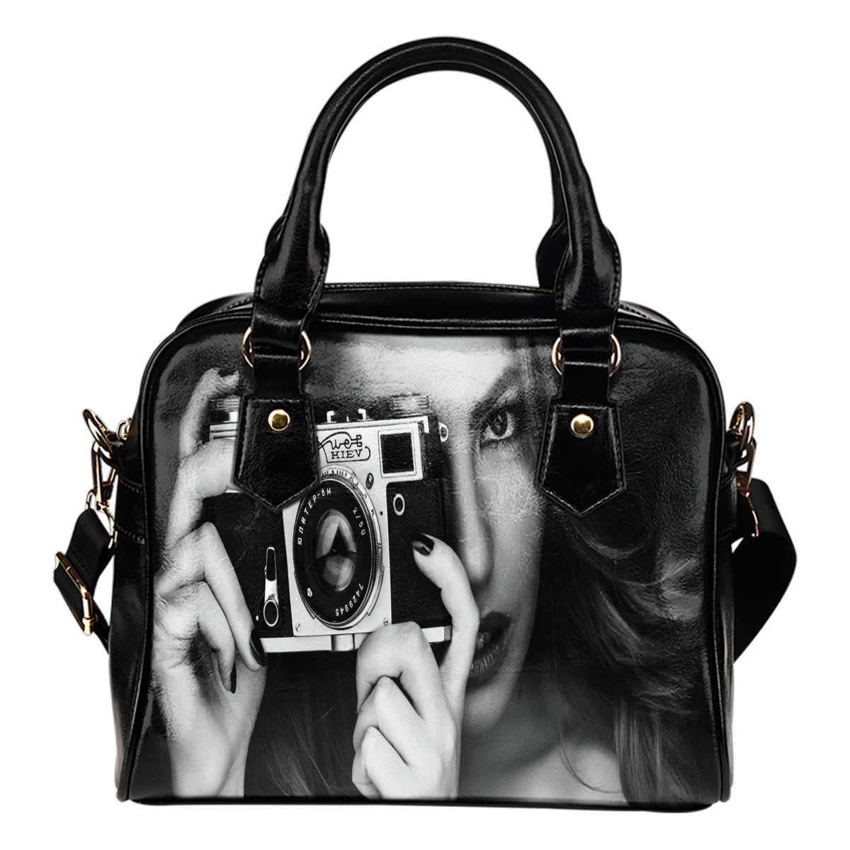 Fotografia - Borsa con manici e tracolla -