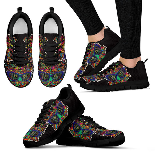 Gatto con occhiali - Sneakers Donna -