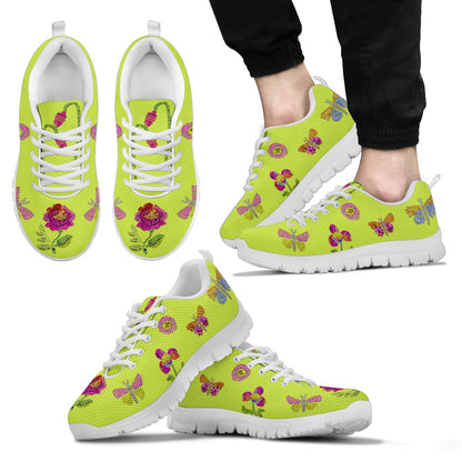 Fiori Esotici Verde - Sneakers Uomo -