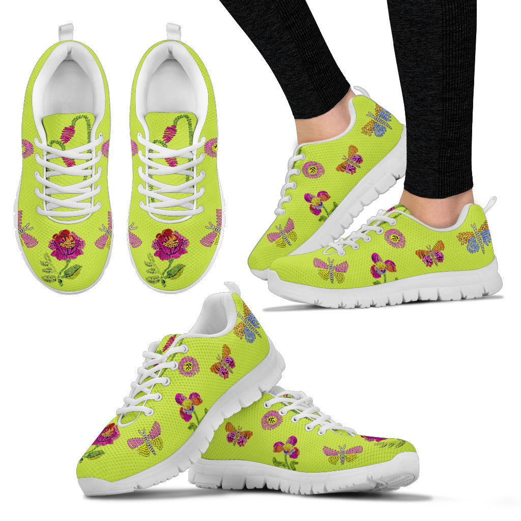 Fiori Esotici Verde - Sneakers Uomo -