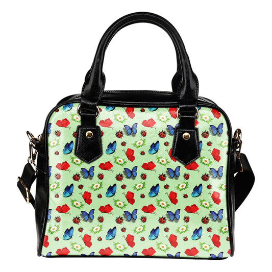 Farfalle - Borsa con manici e tracolla -