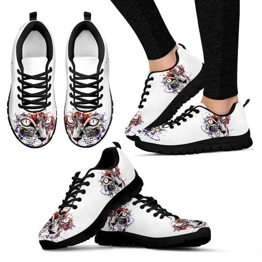 Gatto Acquarello Nero - Sneakers Donna -