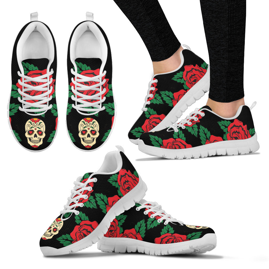 Teschio e Rose Sneakers