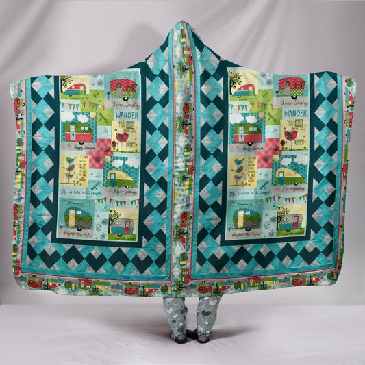Vita in Caravan - Coperta con Cappuccio -