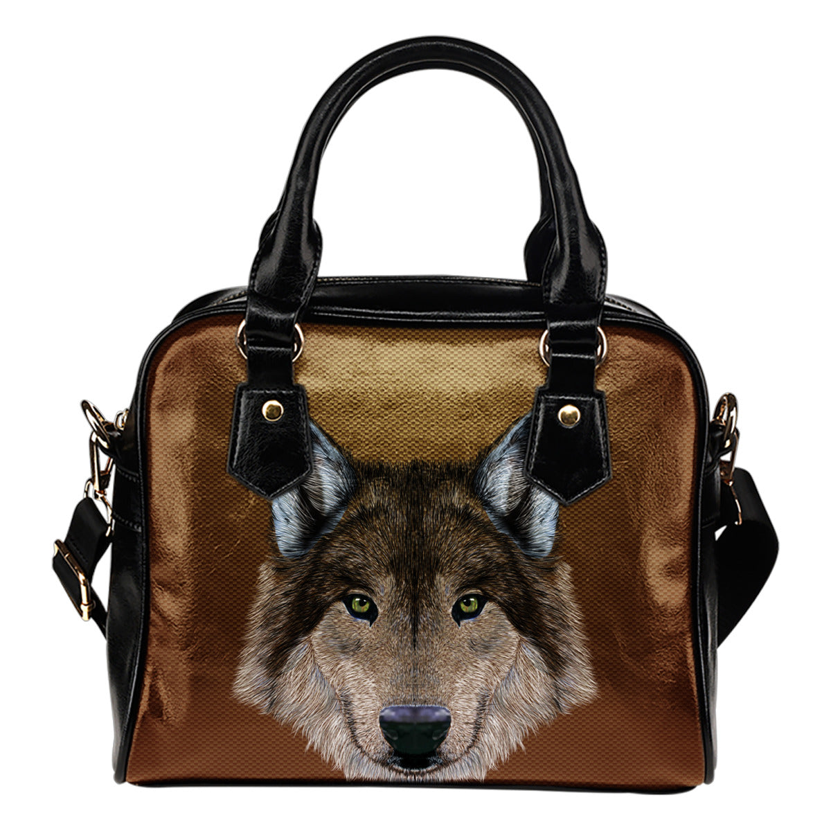 Lupo Grigio  - Borsa con manici e tracolla -