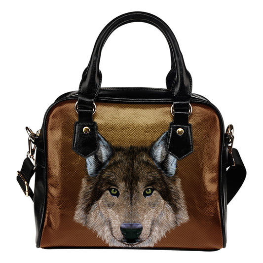 Lupo Grigio  - Borsa con manici e tracolla -