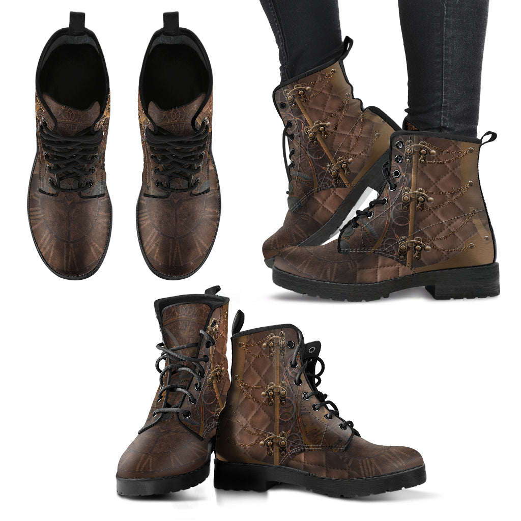Steampunk/13 - Leather Boots Donna -