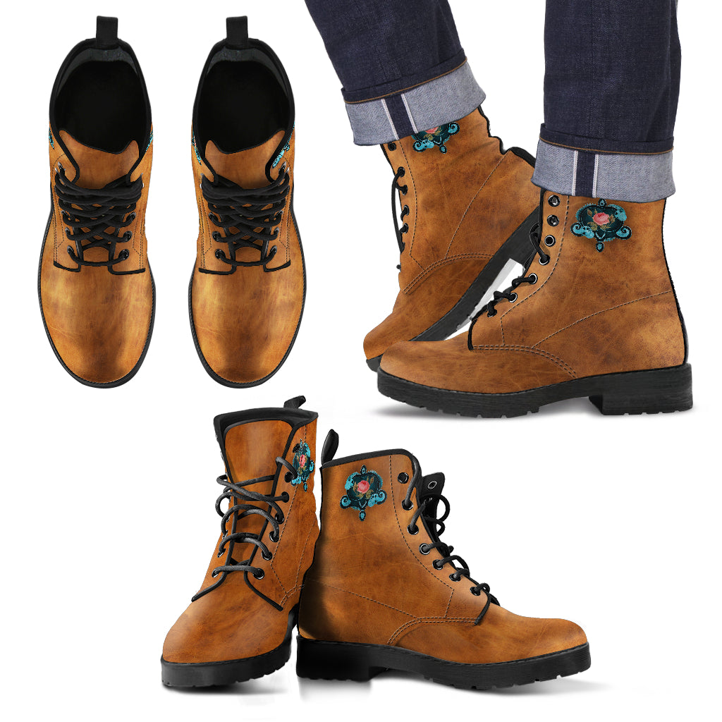Steampunk /9 - Leather Boots Uomo -