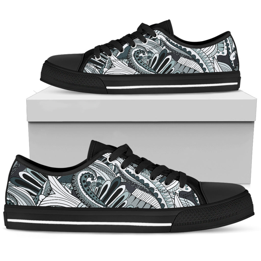 Fantasia - Low Top Donna /Suola Nera -