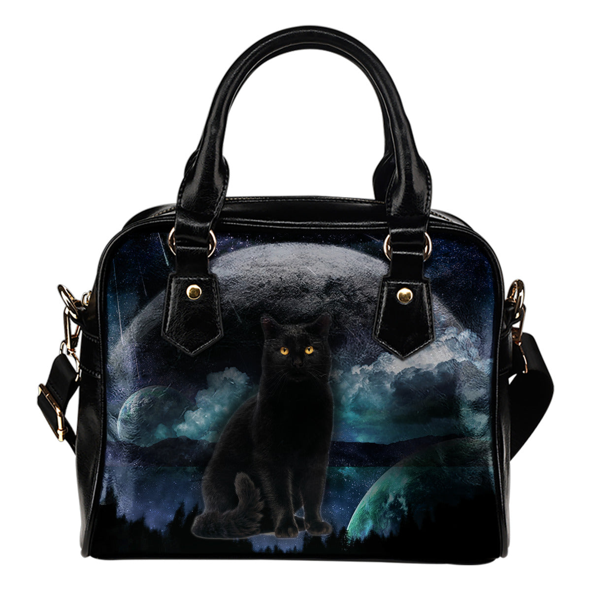 Pianeta Gatto - Borsa con manici e tracolla -
