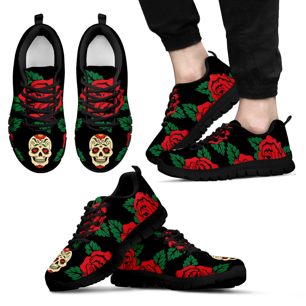 Teschio e Rose Sneakers