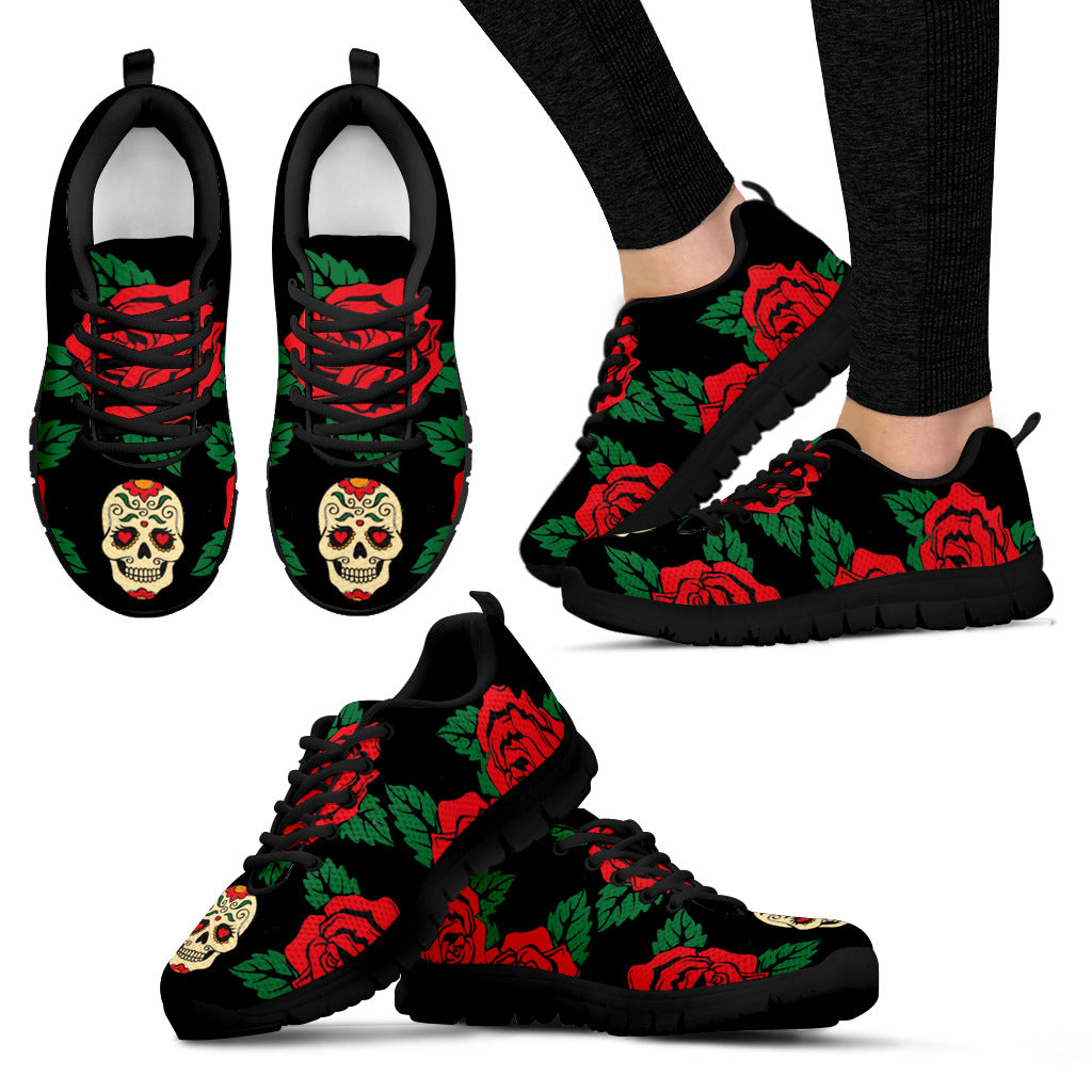 Teschio e Rose -  Sneakers Donna -