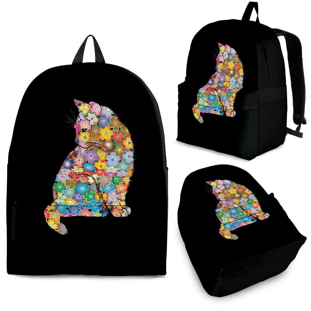 Gatto Floreale - Zaino -