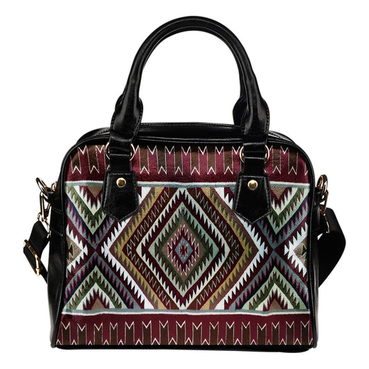 Disegno Sioux - Borsa con manici e tracolla -