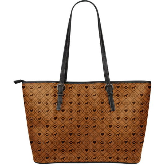 Brown Tote Dog Lover