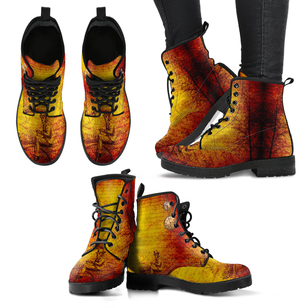 Steampunk/1 - Leather Boots Donna -