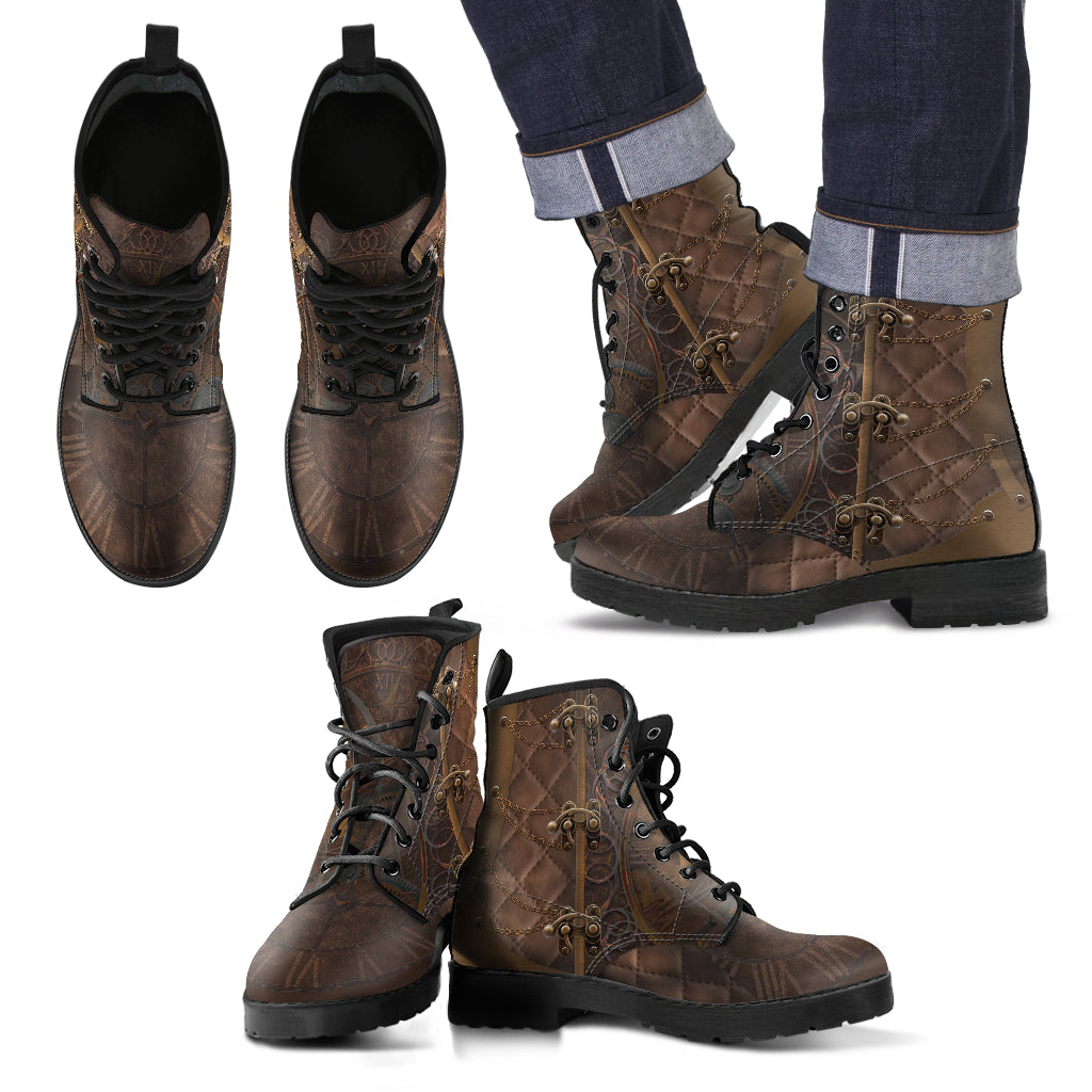 Steampunk/6 - Leather Boots Uomo -