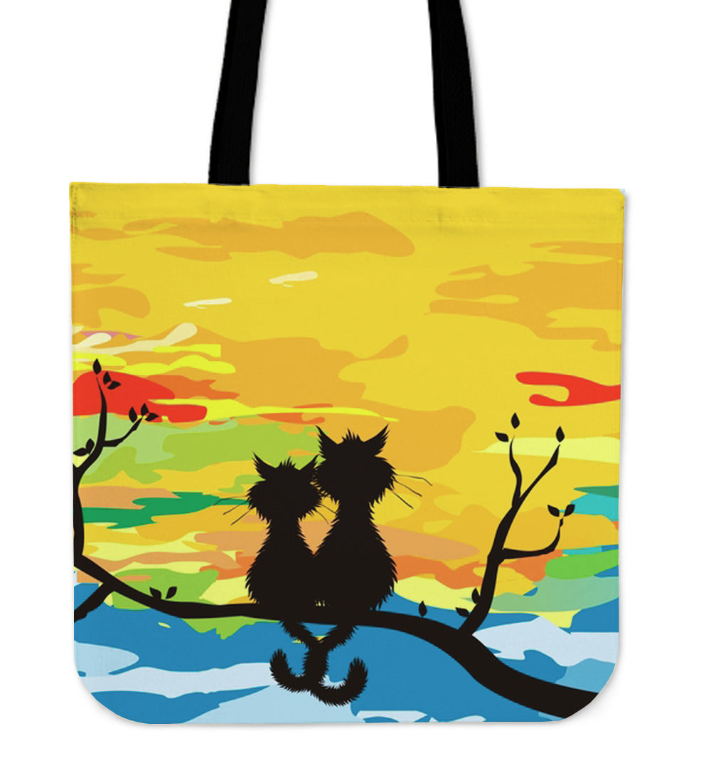 Tramonto con Gatti  - Shopping Bag -