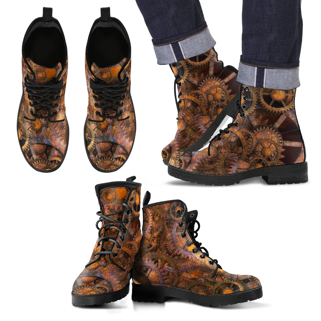 Steampunk/7 - Leather Boots Uomo -