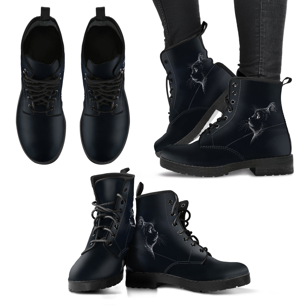 Gatto Nero - Leather Boots Donna -