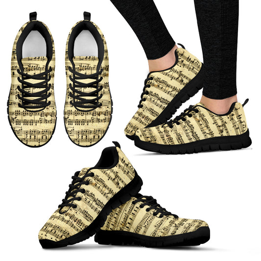 Spartito - Sneakers Donna/Suola Nera -
