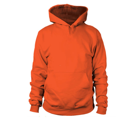 Felpa Unisex con cappuccio - Arancio -