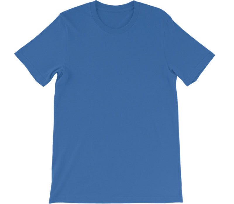 T-Shirt Unisex da 3 a 13 Anni - Blu Reale -