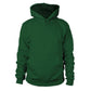 Felpa Unisex con cappuccio - Verde Bottiglia -