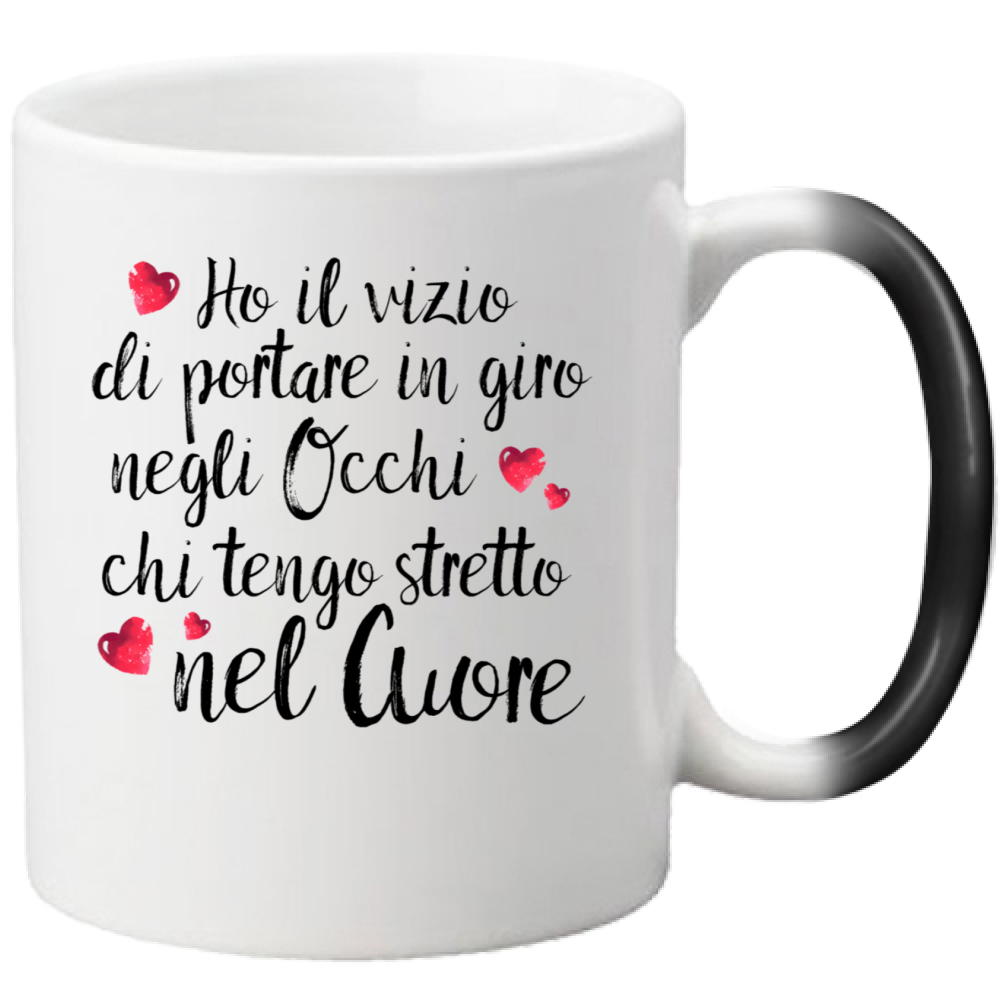 Ho il vizio di portare.... - Tazza Magica in Ceramica --