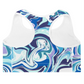 Onde Blu- Reggiseno Sportivo