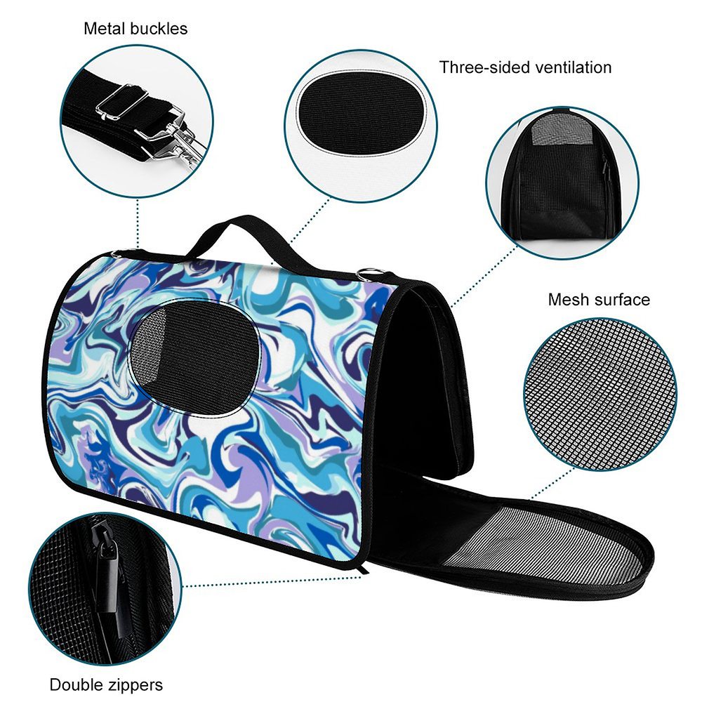 Custom Mesh Breathable Backpack Portable Pet Bag