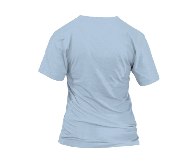 T-Shirt Donna Girocollo Azzurro
