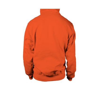 Felpa Unisex con cappuccio - Arancio -