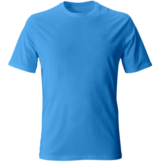 T-Shirt Unisex Girocollo Blu Reale