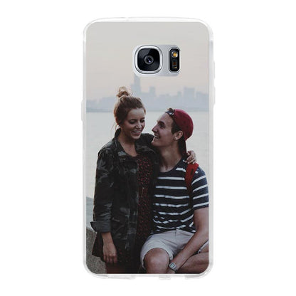 Samsung Galaxy S7 Edge  Cover Morbida Trasparente - Stampa sul Retro