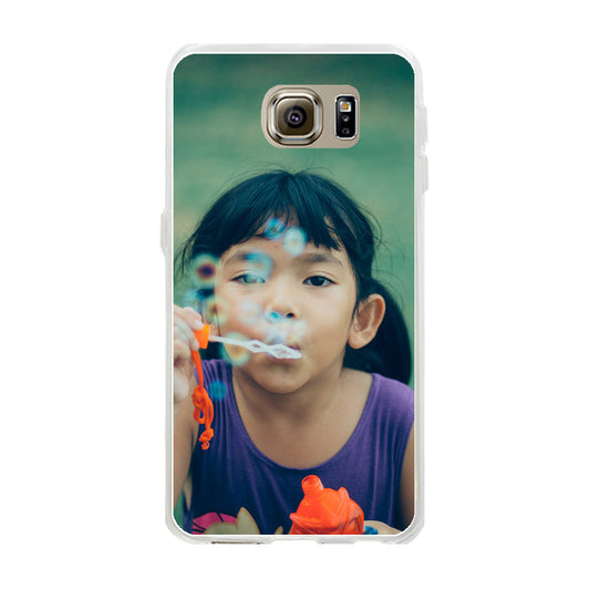 Samsung Galaxy S6  Cover Morbida Trasparente - Stampa sul Retro -