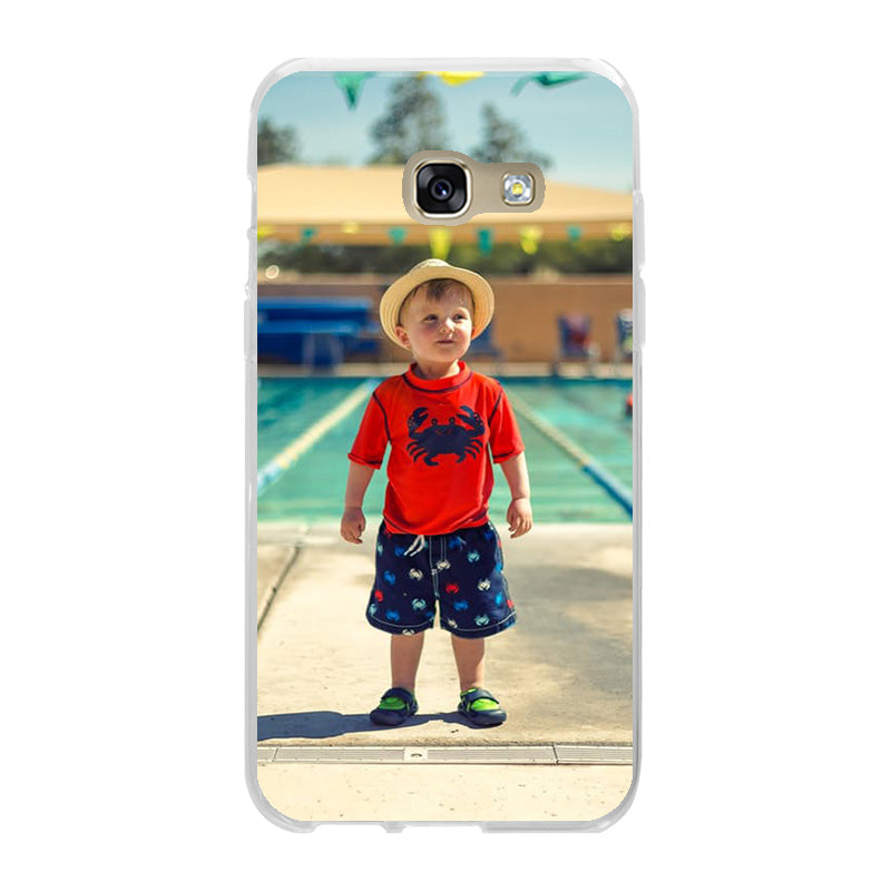 Samsung Galaxy A3 (2017)  Cover Morbida Trasparente - Stampa sul Retro -
